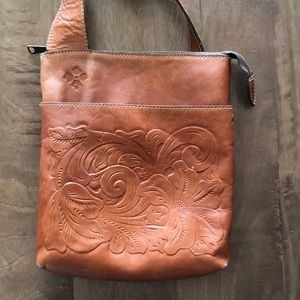 Patricia Nash Tooled Leather crossbody purse
